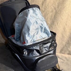 BMW Motorrad Strapped Tank Bag.  Expandable, waterproof. For the BMW K1200LT